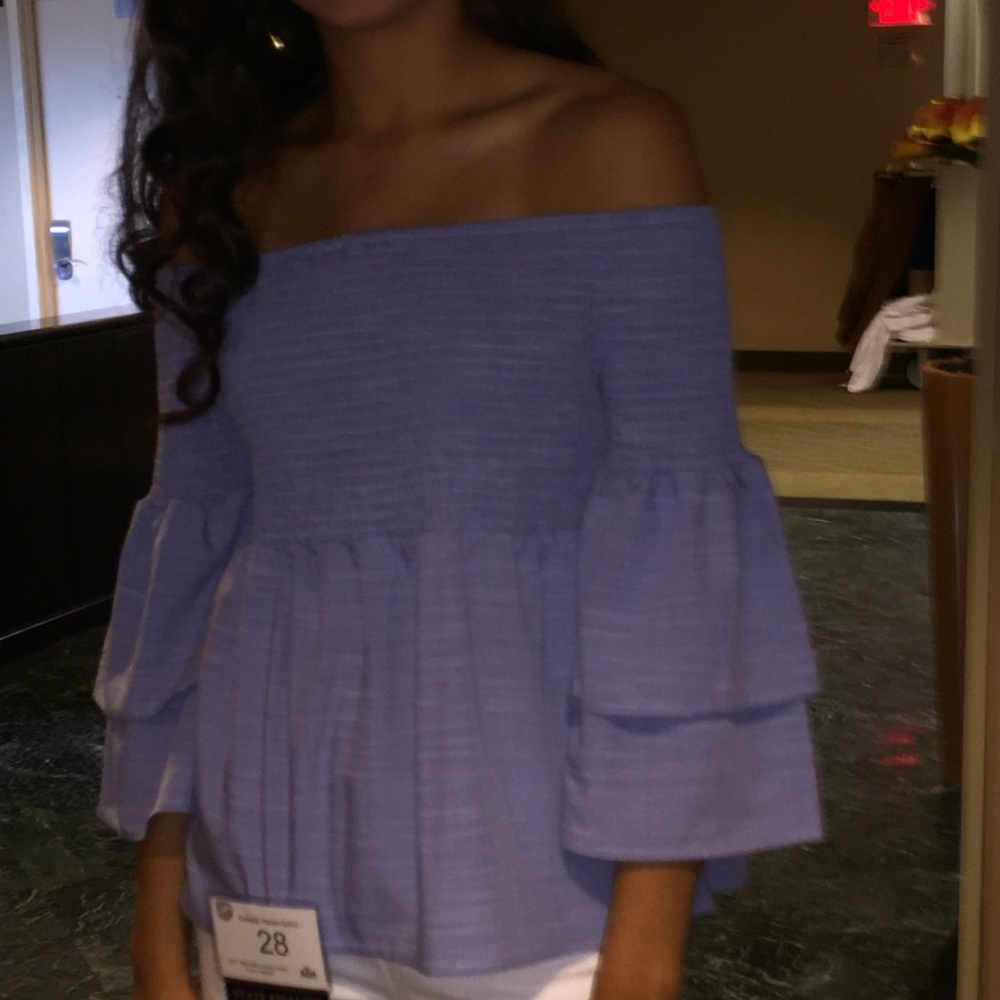 off the shoulder shirt